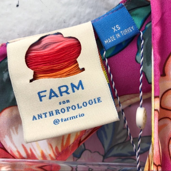 Farm Rio Eulalie Wide Leg Jumpsuit Floral Sz XS - Picture 6 of 6